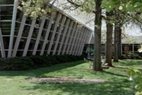 picture of the Ward E. Barnes library on South Campus