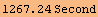 1267.24 Second