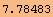 7.78483