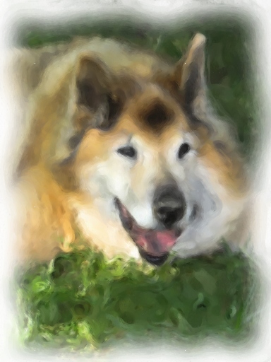a painting of Allie