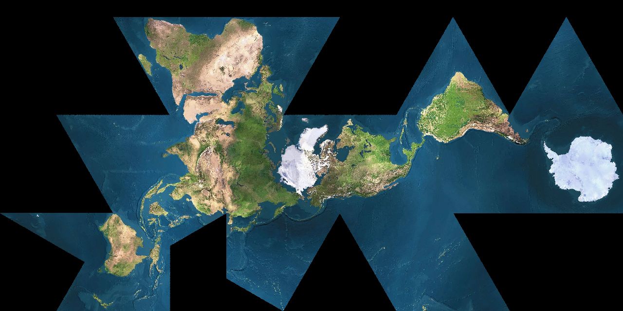 fuller world map