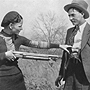 Photo: Gangsters Bonnie Parker and Clyde Barrow, 1934