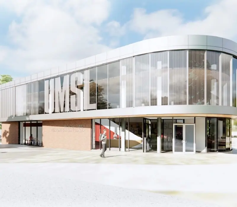 conceptual rendering of ritcher family alumni and welcome center
