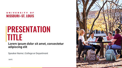 UMSL PowerPoint Template