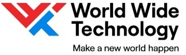 World Wide Technology logo with red and blue geometric mark and the tagline “Make a new world happen.”