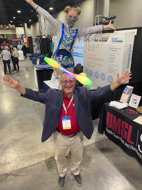 Image of staff having fun at the CSCMP conference