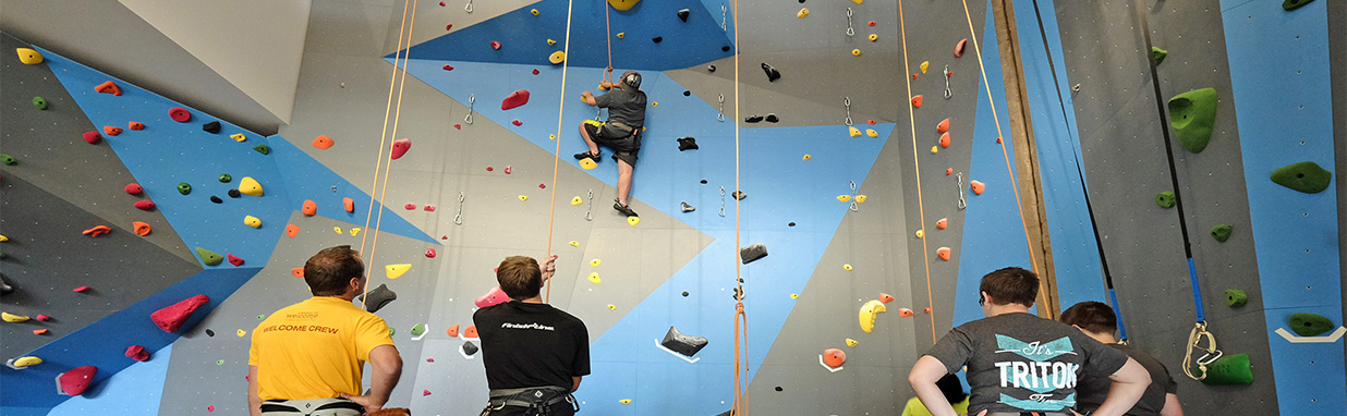 Climbing Wall at the UMSL Recreation and Wellness Center