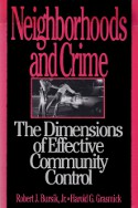 Neighborhoods and Crime book cover