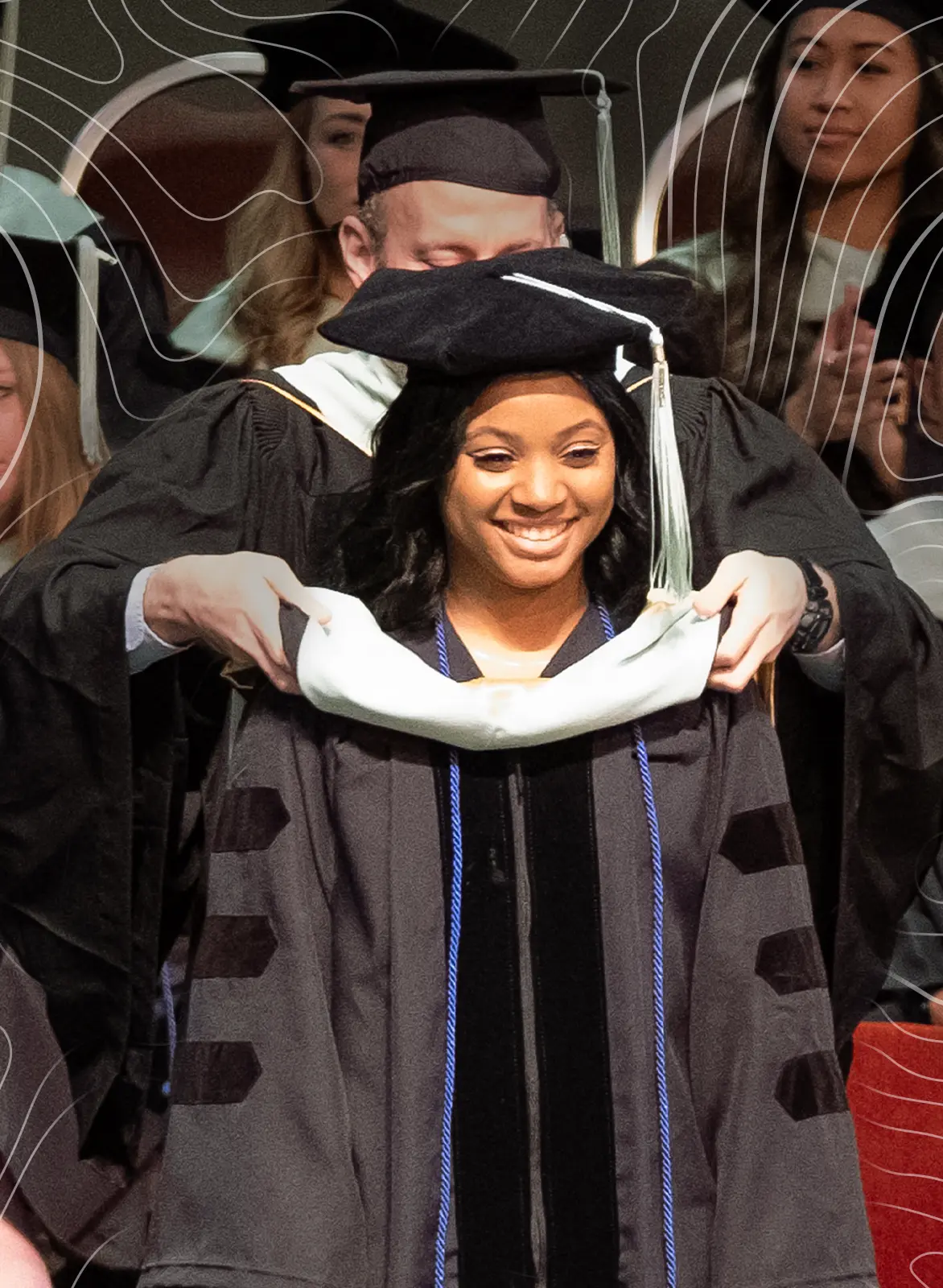 UMSL graduate at commencement