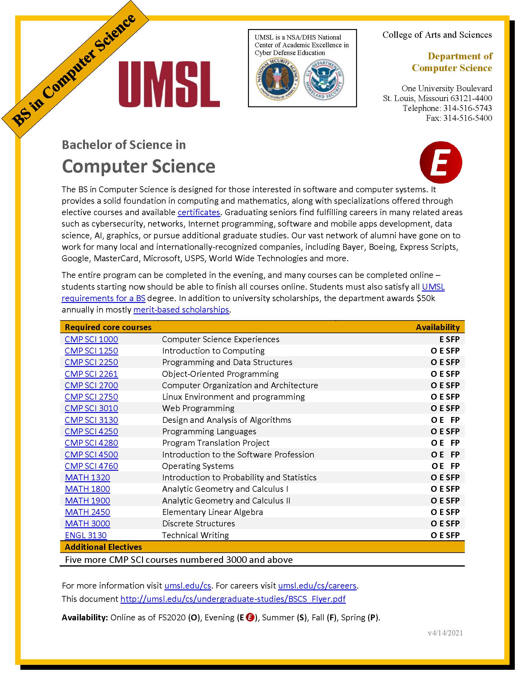 Computer Science, B.S. - Online