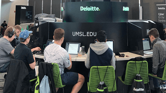 students in a computer lab