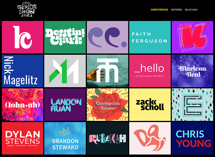 senior designer portfolio cover art