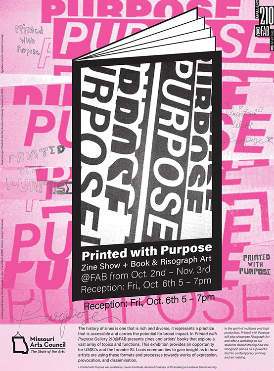 Print with a Purpose Show Poster
