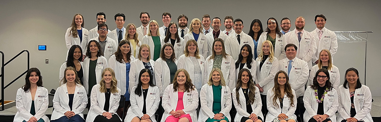 Students at their White Coat Ceremony