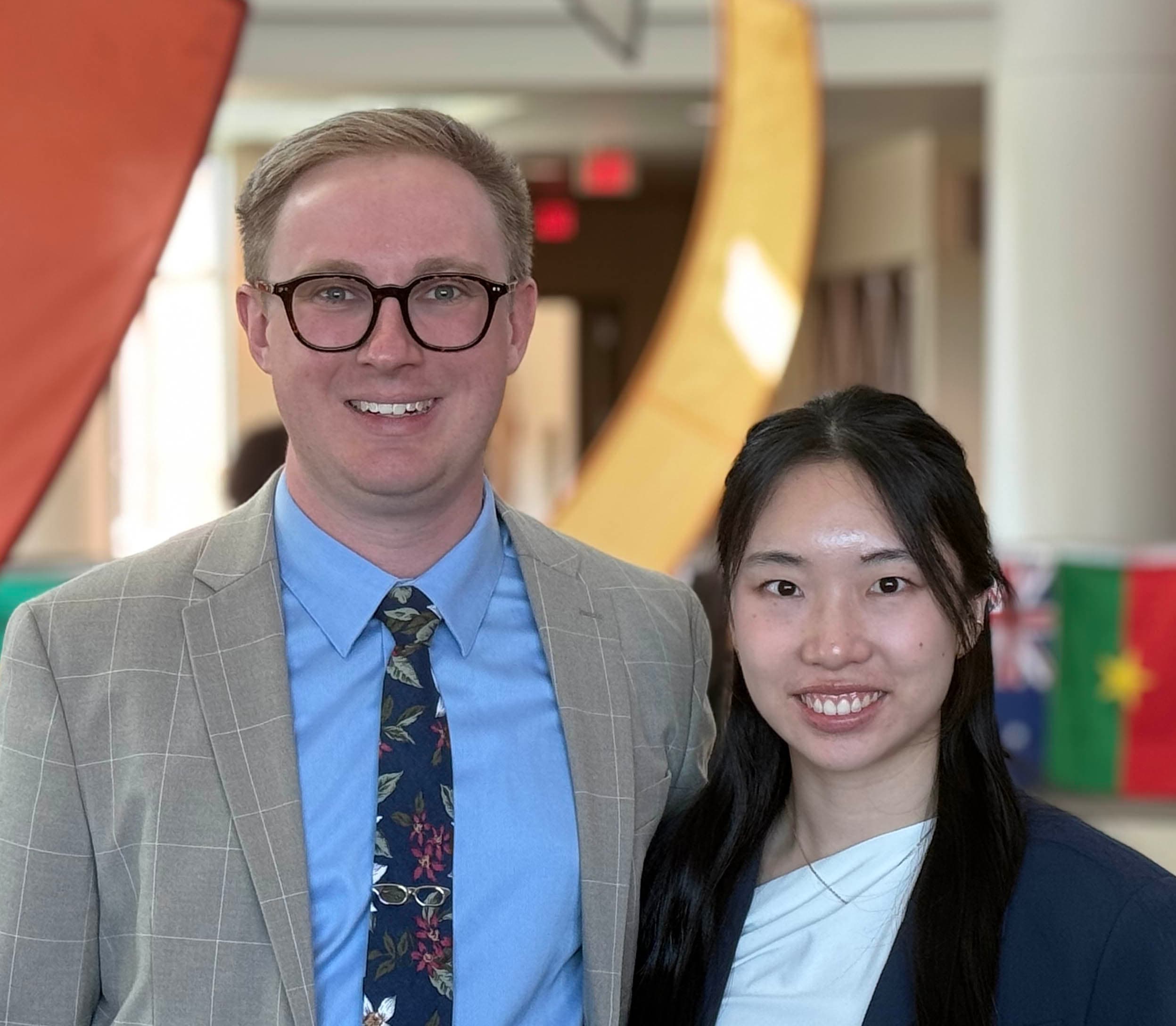 Photo of a male and female resident 