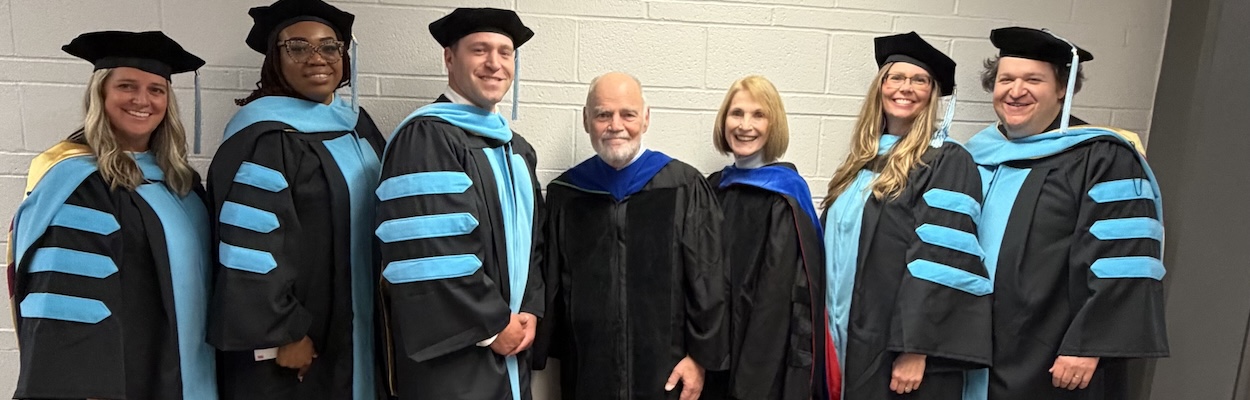 students at graduation