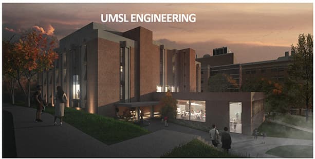 Rendering of the outside of new Design and Innovation Studio