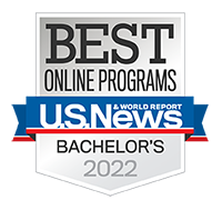 2022 US News & World Report Best Online Programs Badge