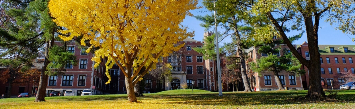 South campus in the fall