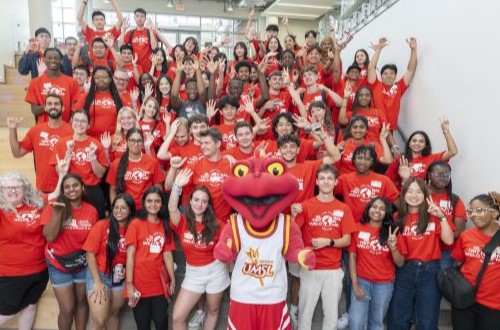 2025 Fall Global Triton Welcome Group Photo with Louie