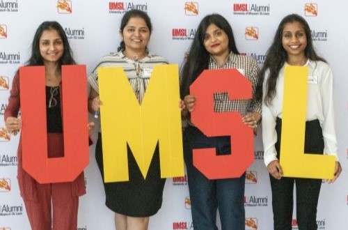 International Students holding UMSL Letters