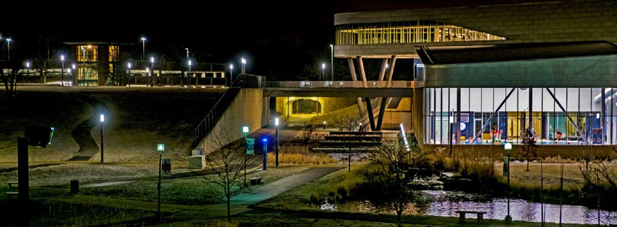 UMSL Campus at Night