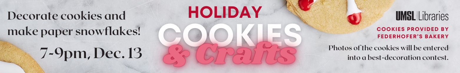 Holiday Cookes & Crafts event