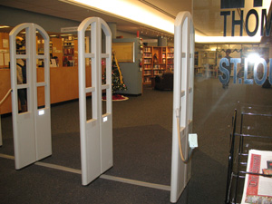 Thomas Jefferson Library Security Gates