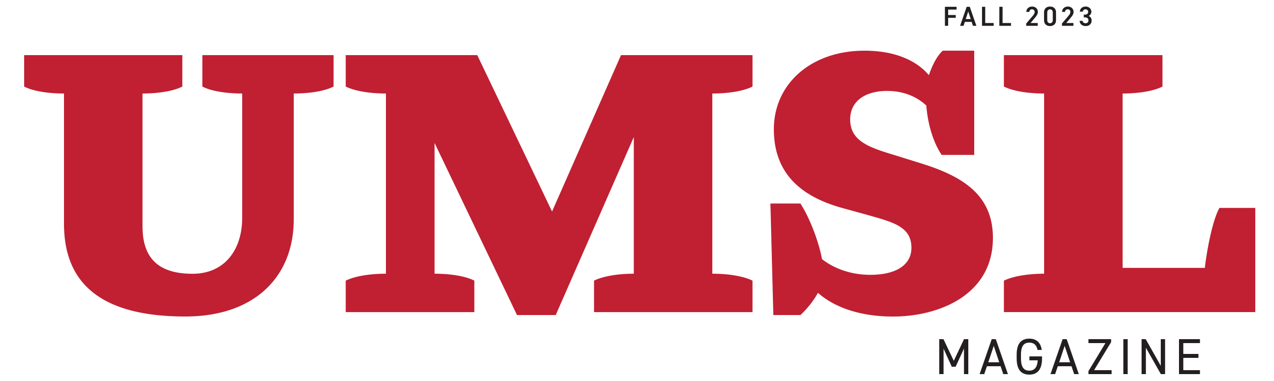 UMSL Magazine masthead-fall-2023.png