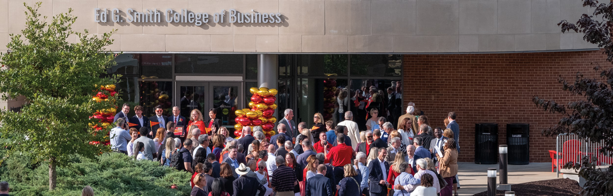 dedication of ed g smith college of business