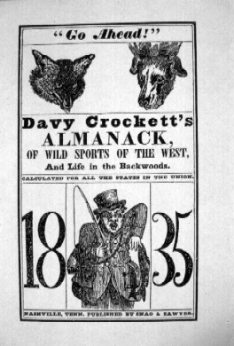 cover, Crockett Almanack 1835