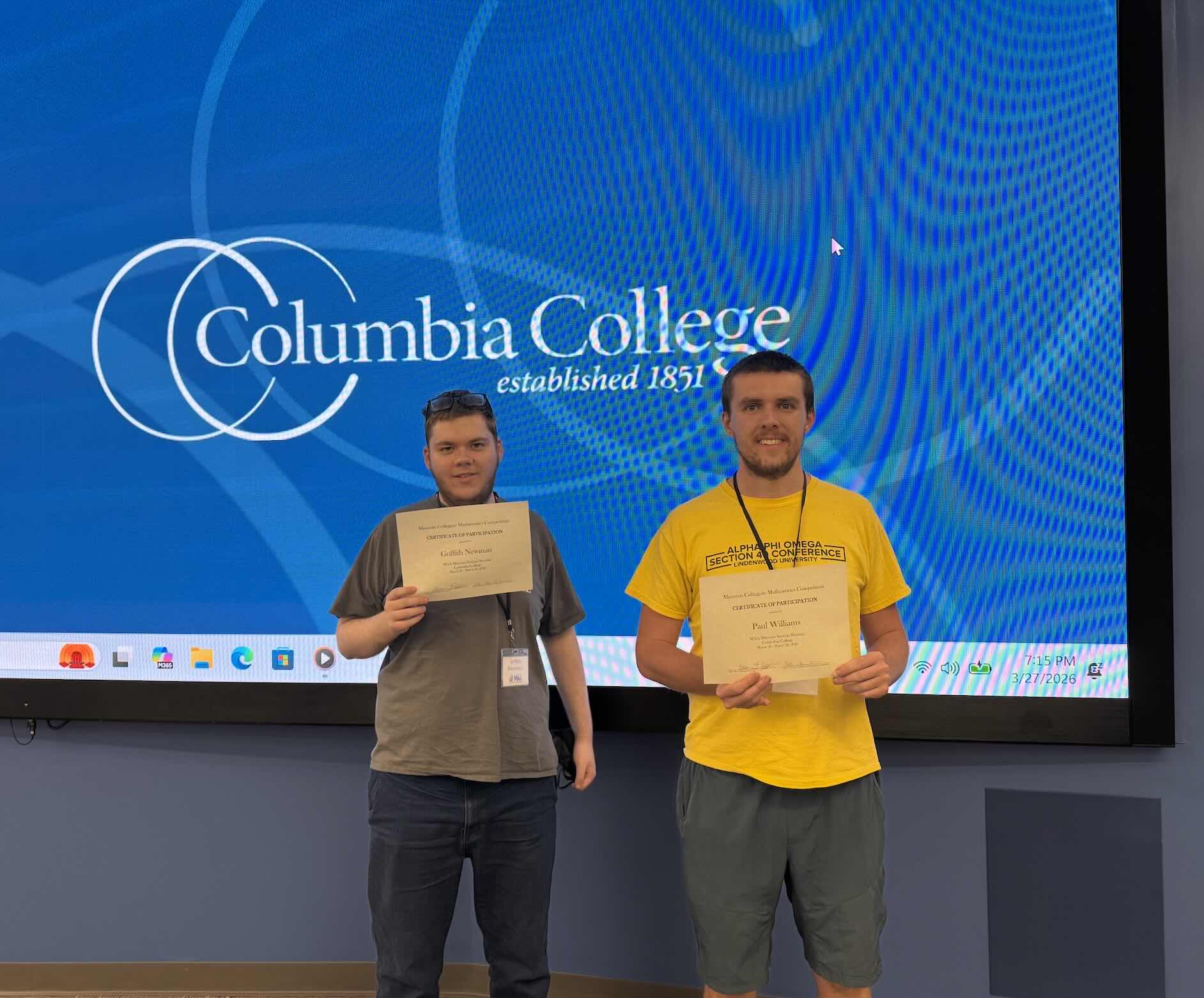 Griffith Newman and Paul Williams