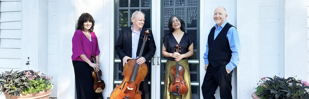 members of the Arianna String Quartet