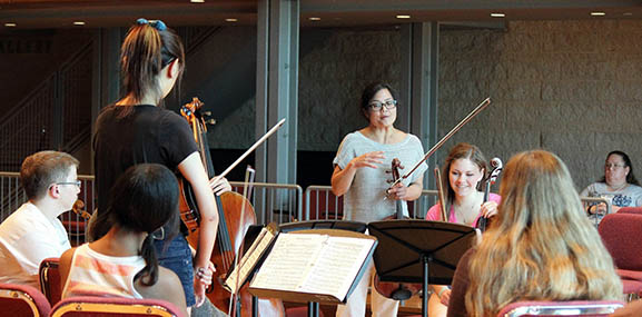 picture of string musicians