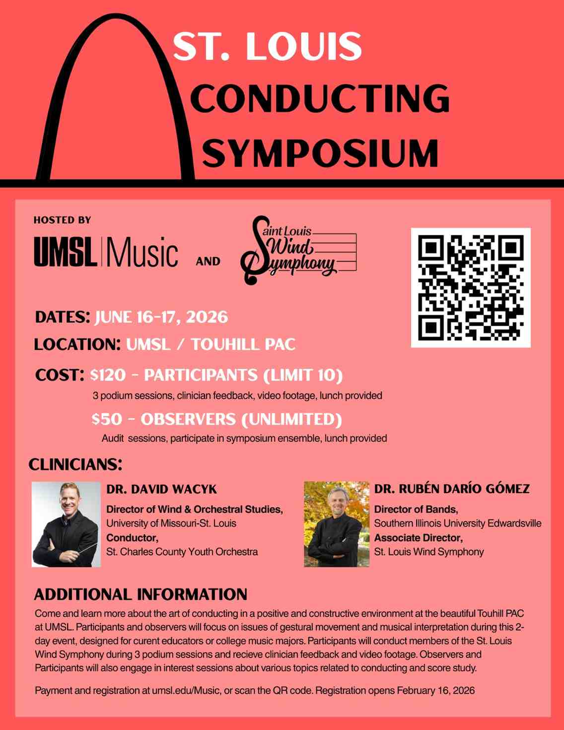 Flyer for 2026 Conducting Symposium