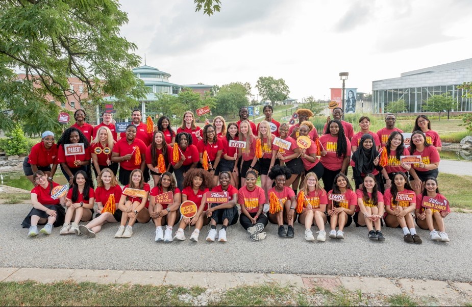 Student Leaders Smiling Group Picture