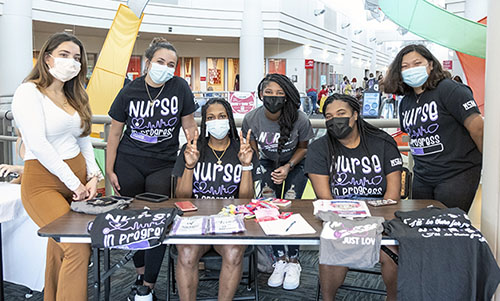 student nursing organization group photo