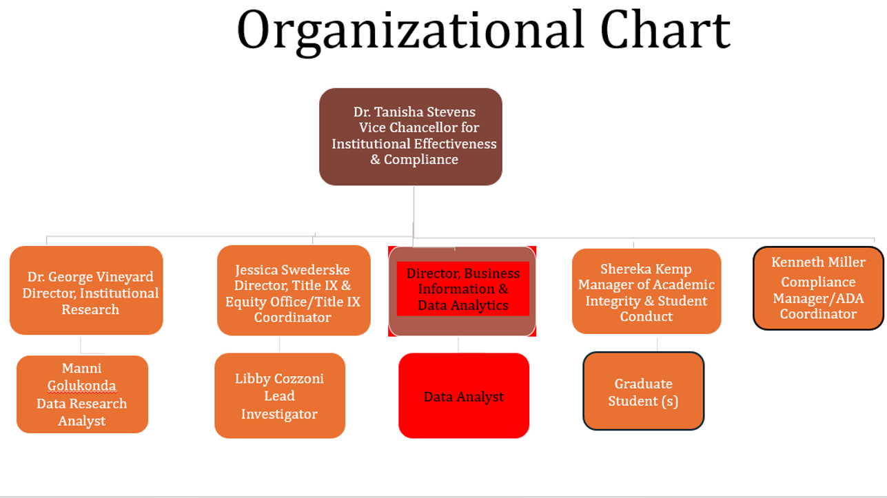 color picture of org chart