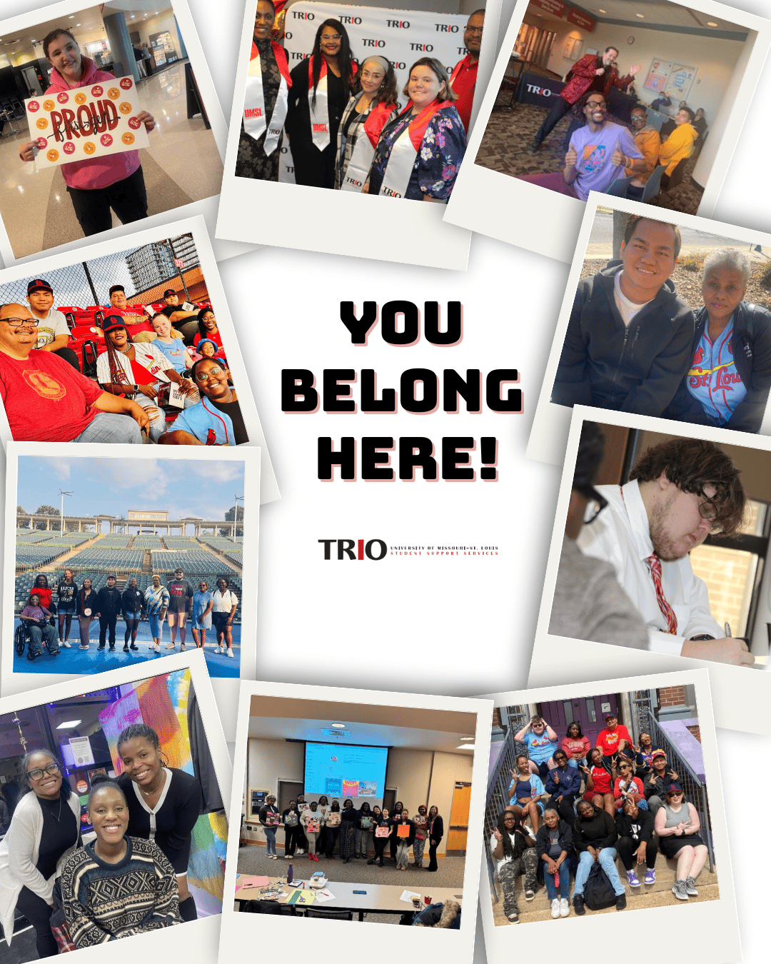 collage of events the trio program has hosted