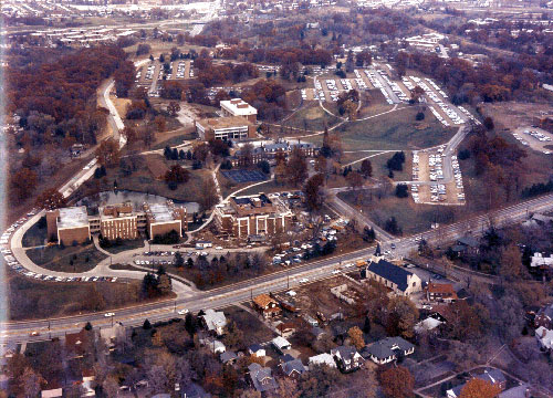 aerial view of north campus