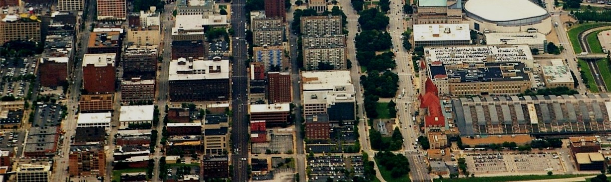 aerial view of St. Louis