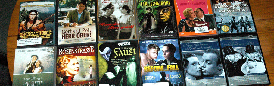 German language dvd covers