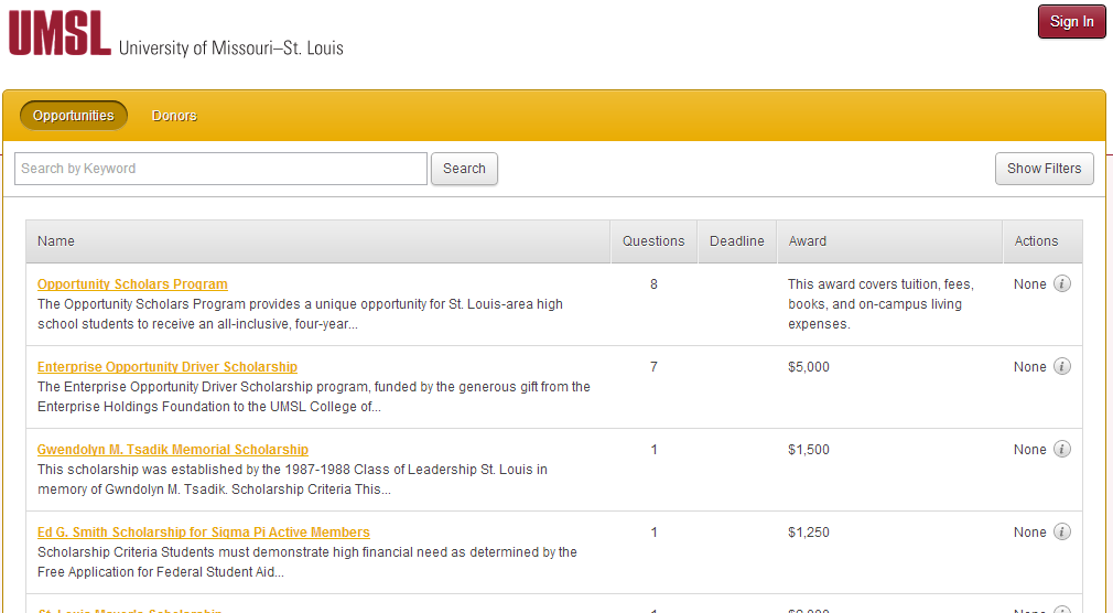 Screenshot of AcademicWorks Intro