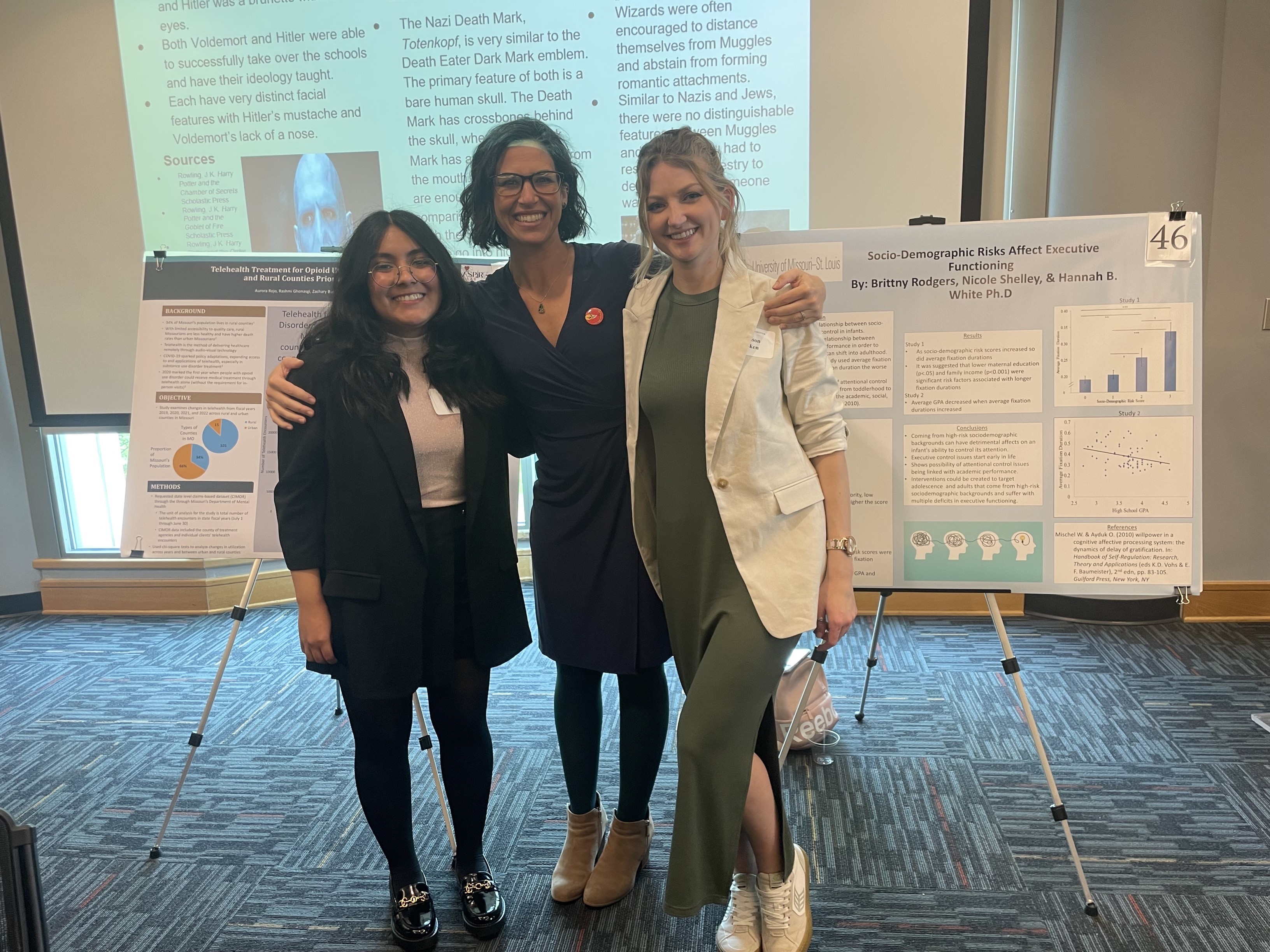 Our wonderful ASPIRE undergrads, Aurora Rojo and Allison Token