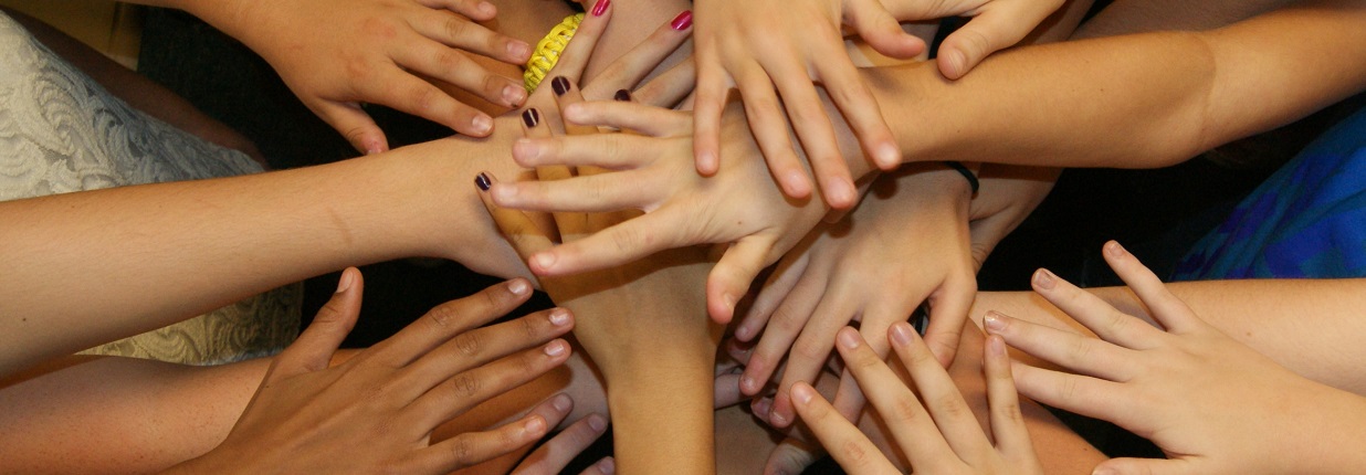 hands joining