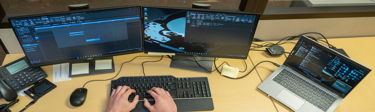computer screens