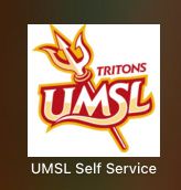 Logo of the University of Missouri-St. Louis (UMSL) Tritons.