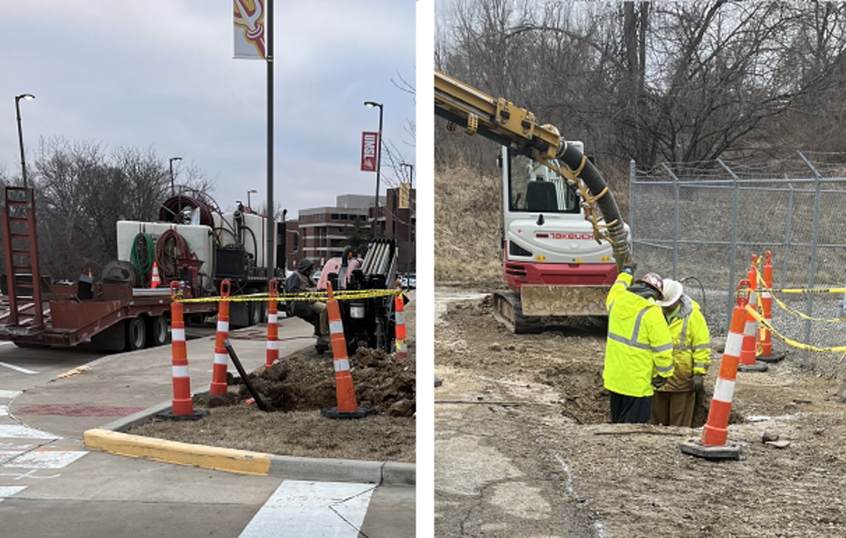 construction work on power supply