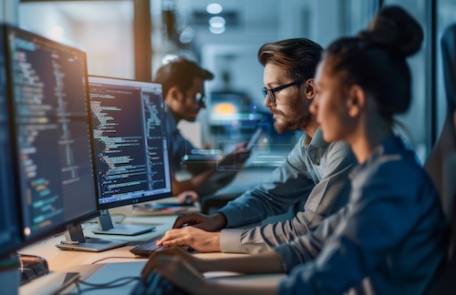 employees at programming