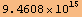 9.4608*10^15